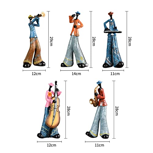 B Baosity Rock Band Resin Statues Musician Figurines Sculptures Music Art Character Collectible Tabletop Centerpiece Cabinet Figures for Decor Nightclub Home, 14x28cm Singer | The Storepaperoomates Retail Market - Fast Affordable Shopping