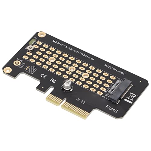01 02 015 M.2 PCIE Adapter, Small Compact Computer Accessories Fast Running Long Lasting Convenient Practical for SM961 for 960EVO for Plextor M6e Series