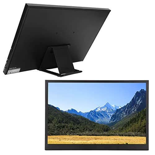Yoidesu Portable USB Monitor, 15in IPS Full HD Screen 1440×900 Resolution Type C HDR Technology Screen Monitor Built in Speaker with LED Backlight for Laptops Mobile Phonesq