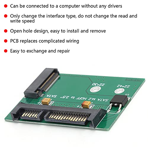 Yoidesu PCB Adapter Card, Support Converting 22x42mm M.2 NGFF SSD into 2.5in Sata3 Board SSD Converter Computer Hard Drive Accessories | The Storepaperoomates Retail Market - Fast Affordable Shopping