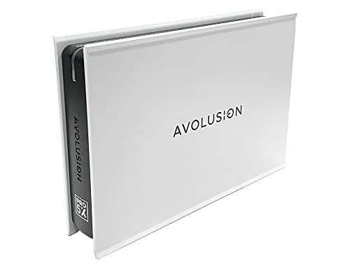 Avolusion Mini Pro-5X 2TB USB 3.0 Portable External Hard Drive for PC, Mac, Playstation & Xbox (White) – 2 Year Warranty