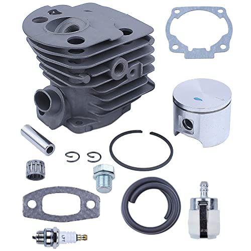 46mm Cylinder Piston Bearing Kit for Husqvarna 51 55 for Rancher Chainsaw Fuel Filter Line Gasket 503 16 91-71