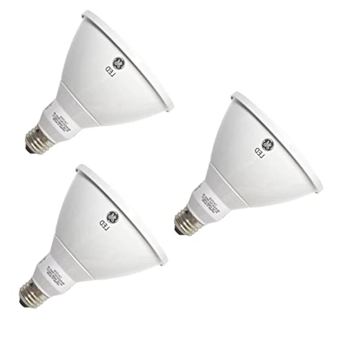 (3 Bulbs) GE 92969 LED12D38W3827/25 Par38 Reflector Narrow LED Flood Light Bulb