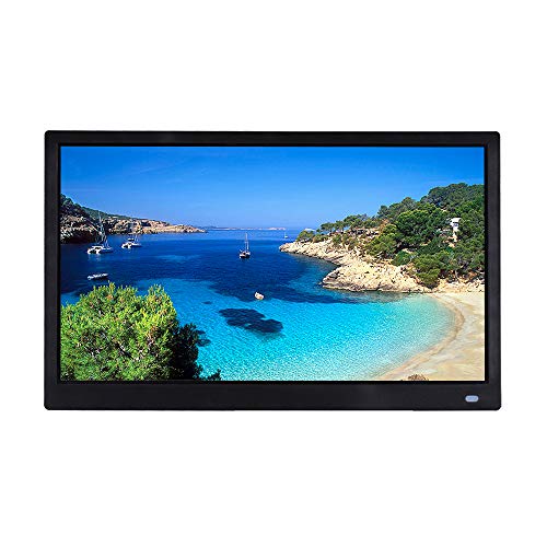 15.6 inch IP creen Multi-Function Full Format Video advertiing Machine high reolution Electronic Black/White 1080P (Black)