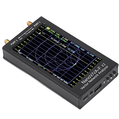 Vector Network Analyzer, SMA RF Interface Vector Network Analyzer Kit Shielding Electromagnetic Interference Ultra Wide Viewing Angle for Spectrum