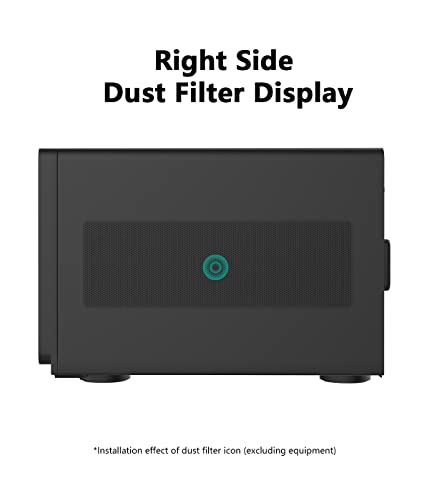 ADJNPCY Dust Filter for Synology NAS DS1821+ Dustproof PVC Cover – Black | The Storepaperoomates Retail Market - Fast Affordable Shopping