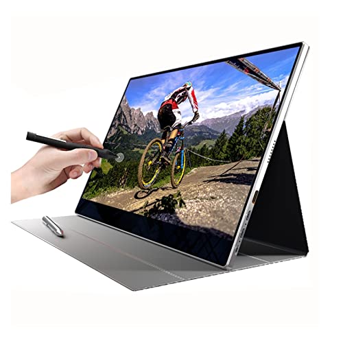 FURUIWUFENG Computer Monitor 4K/1080P Portable Monitor 15.6” FHD HDR Computer Display with Hand Drawn Function USB-C HDMI External Monitor for Laptop PC Phone Mac Xbox PS4 Switch Monitor (Size : 4K)