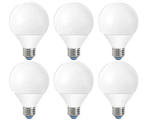 (6 Bulbs) GE Reveal G25 Color-Enhancing Decorative CFL Bulb, 11-Watt (40 watt Equivalent), Medium Base, 450 lumens, Warm White Compact Fluorescent Lightbulb