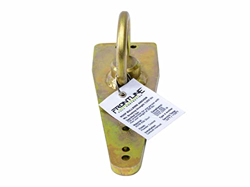 Frontline ROB01 Bull Ring Reusable Roof Anchor | Fall Arrest | Fall Restraint | Positioning Applications | Zinc Plated Steel | OSHA & ANSI Compliant (Wooden Structures) | The Storepaperoomates Retail Market - Fast Affordable Shopping