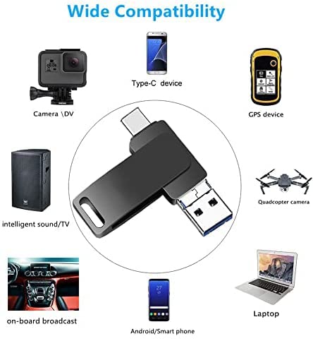 USB C Memory Stick 1TB for Phone,USB3.1 Flash Drive Back Up USB Thumb Drive for MacBook with Type-c and Micro USB,Faster Speed Transfer USB C Date Storage Drive for Android Phones and Computer (Black | The Storepaperoomates Retail Market - Fast Affordable Shopping