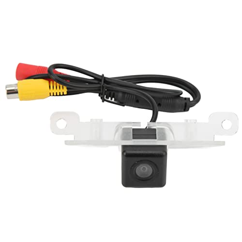 Uxsiya Vehicle Reverse Camera, IP67 Waterproof HD Color Image DC12V Rear View Camera Easy Wiring for Car