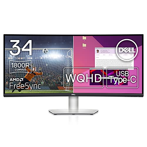 Dell S Series S3423DWC 34-inch Wide QHD 4ms LCD Monitor
