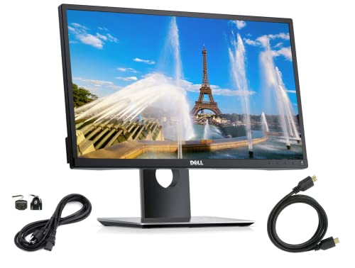 Dell P2216H Computer Desktop Tower LCD 22 Inch Monitor, HDMI, VGA, Display Ports, 6ms Response time, FHD 1920 x 1080 Resolution, 178° /178° Viewing Angle (Renewed)