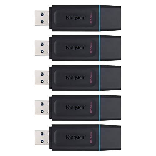 Kingston 64GB DataTraveler Exodia Flash Drive – DTX/64GB (5 Pack)