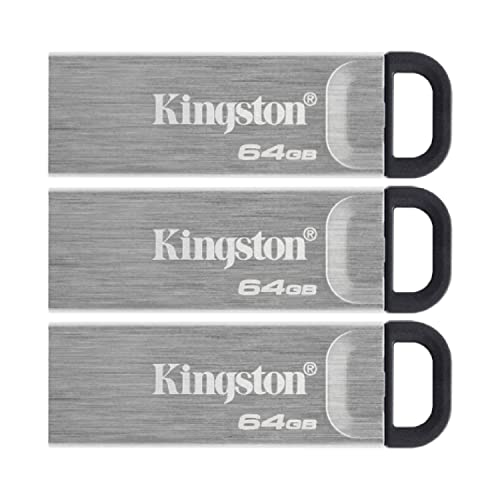 Kingston USB 3.2 Gen 1 DataTraveler Kyson – DTKN/64GB (Pack of 3)