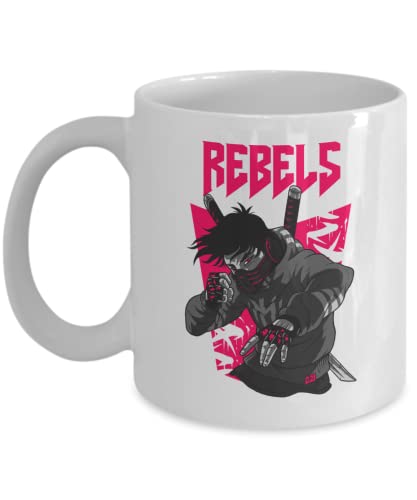Mug Rebels Ninja Lover Gift For Him Martial Art Fan Coffee Tea Cup 11 oz