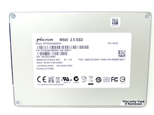 METservers M500 960GB 6GB/s 2.5” SATA SSD Solid State Drive (Renewed)