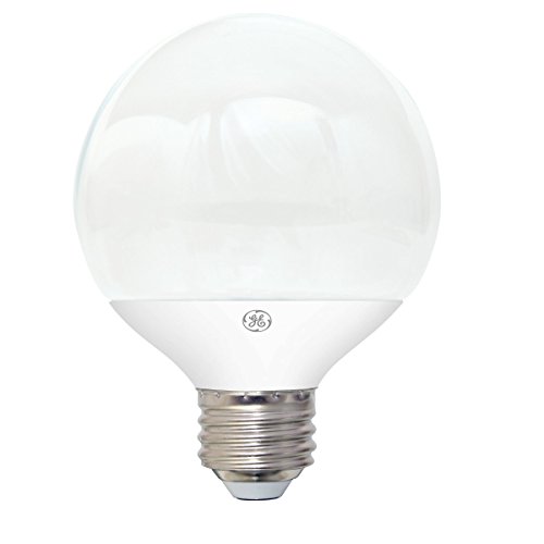 GE Lighting 234708 5.5W General Electric G25 Medium Base Frost Globe Light Bulb Soft White – 500 lumens & Pack of 2