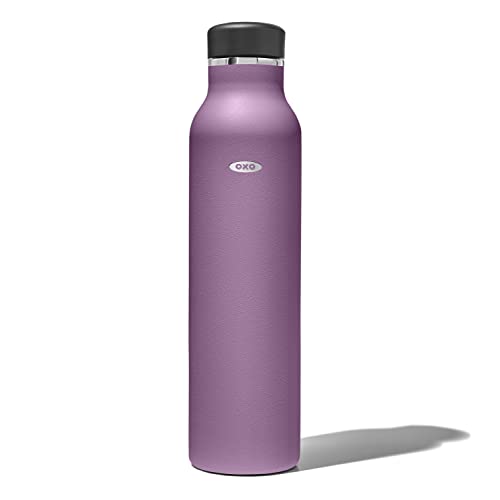 OXO Strive 24oz Insulated Water Bottle with Standard Lid – Amethyst
