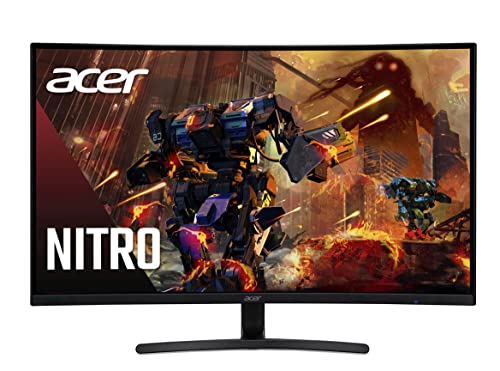 Acer Nitro ED323QU Pbmiippx 31.5″ WQHD 2560 x 1440 VA 1500R Curved Gaming Monitor | AMD FreeSync Premium | Up to 165Hz | 1ms (VRB) | DisplayHDR400 | DCI-P3 92% | 2 x Display Port 1.2 & 2 x HDMI 2.0