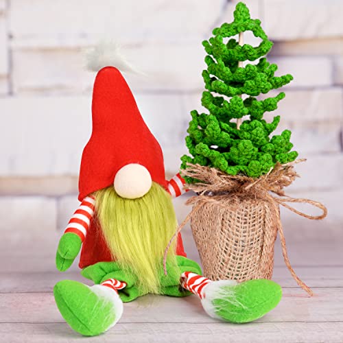 D-FantiX Christmas Gnomes Decorations for Home, Elf On The Shelf Gnome Christmas Decor, Stuffed Gnomes Plush Nordic Swedish Tomte, Mr and Mrs Scandinavian Doll with Long Legs | The Storepaperoomates Retail Market - Fast Affordable Shopping