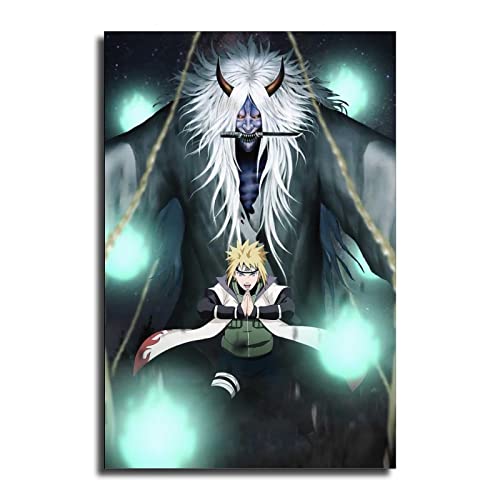 Namikaze Minato Posters Japan Manga Personality Anime Decorative Painting creative Wall Art Canvas Posters Gifts 12×18 inch No Frame