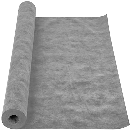 VEVOR Waterproof Membrane, 3 x 43 ft, 10 mil Polyethylene Fabric with 140 sq.ft Large Covering Area for Wall or Floor Tile Underlayment in Bathroom, Sauna, Steam Room, Gray