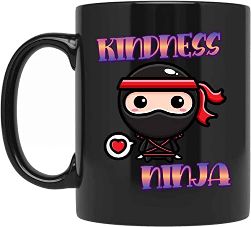 Personalized Kindness Ninja. Funny Saying Humor Tea Cup Coffee Mug 019906