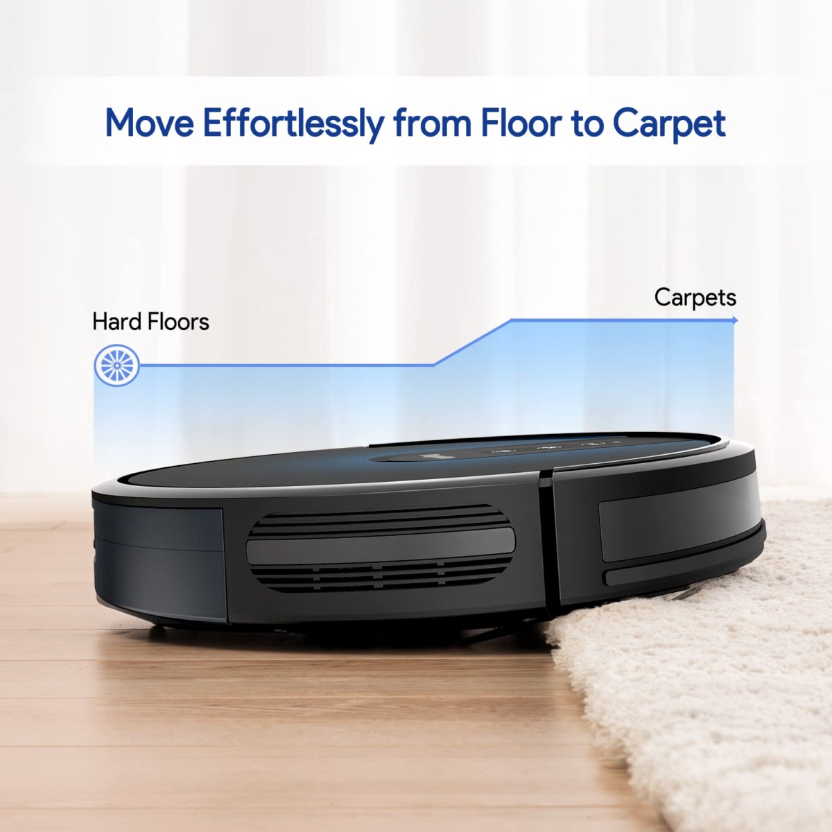 Bagotte Robot Vacuum Cleaner, 4-in-1 Robot Vacuum and Mop,Gyro Navigation,Carpet Automatic Boost,Virtual Boundary, Self-Charging, Alexa/App/WiFi for Pet Hair Hard Floor Carpet | The Storepaperoomates Retail Market - Fast Affordable Shopping