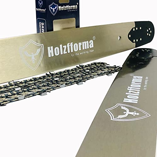 Holzfforma Pro 42 Inch Guide Bar & Saw Chain Combo 3/8 .063 136DL Compatible with Husqvarna 61 66 266 268 272 281 288 365 372 385 390 394 395 480 562 570 575