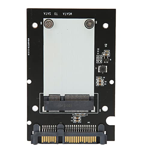 mSATA to SATA III Adapter, Support Half Size 26.8mm Full Size 50.95mm mSATA SSD, 6Gbps Speed, for Desktop Computer SSD