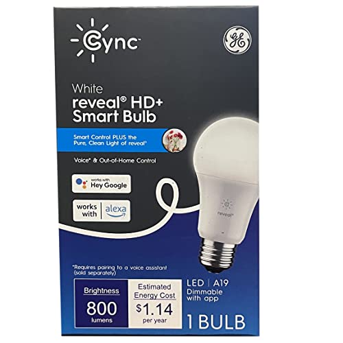 GE Lighting 93130121 GE 9.5W A19 Smart Bulb – Quantity 1