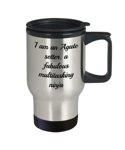 Agate setter mug for women, fabulous multitasking ninja, novelty, present, travel mug, gifts for women, men, sister, brother or friends | The Storepaperoomates Retail Market - Fast Affordable Shopping