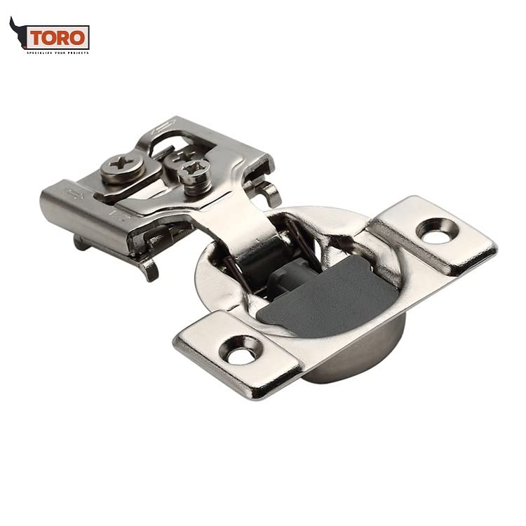 (1 Pair) 1/2 inch Overlay Soft Close Cabinet Hinges for Kitchen Doors. 3D Adjustable Stainless Steel and Concealed Self Closing | The Storepaperoomates Retail Market - Fast Affordable Shopping