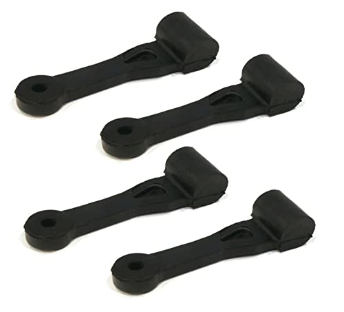 The ROP Shop | (Pack of 4 Bagger Hood Latch Strap for AYP & Husqvarna 539108088, 532109808