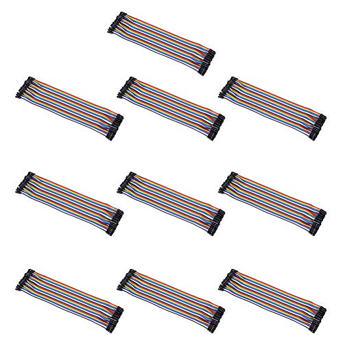 Female‑Female Wire, Surface Wire Ribbon Cables Female Jumper Wir High Efficiency for Computers