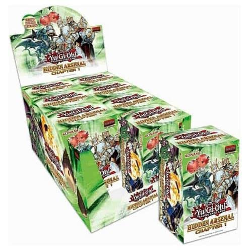 Yugioh Singles Hidden Arsenal Chapter 1 Display Booster Box – Includes 8 Mini Boxes!