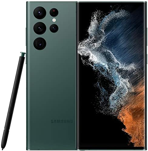 Samsung Galaxy S22 Ultra 5G 512GB 12GB RAM Factory Unlocked (GSM Only | No CDMA – not Compatible with Verizon/Sprint) Global Version – Green