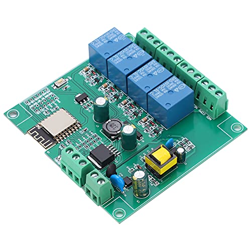Wireless Relay Module 4 Channel WiFi Momentary Inching Relay Development Board ESP8266 Switch Module