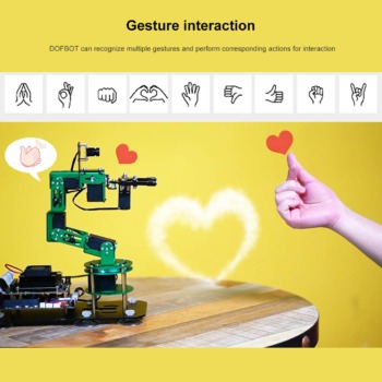 Yahboom Robot Arm for Jetson Nano 4GB 6-DOF AI Robotic Hand for Adults App Controlled ROS Programmable Open Source Robotics with Camera Visual Identity (with Jetson Nano 4GB SUB) | The Storepaperoomates Retail Market - Fast Affordable Shopping
