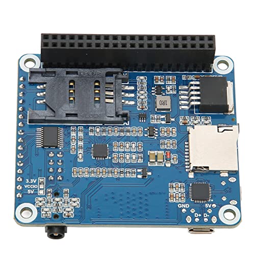 Zyyini SIM7600G‑H 4G HAT Module, Supports GNSS Positioning Global Frequency Band, for Raspberry Pi, LTE Cat‑4 4G / 3G / 2G, 4g Expansion Board