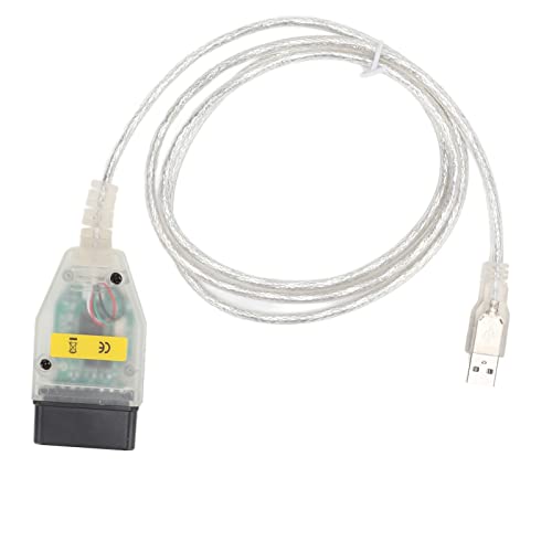 Aramox TIS OBD2 Diagnostic Cable, Car MINI VCI OBD2 Diagnostic Cable J1962 22Pin Connector SMD Chip for TIS OEM Software