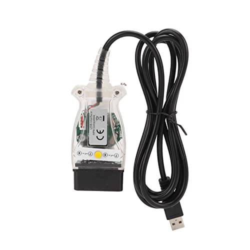 K+DCAN Cable with Switch, K DCAN OBD2 USB Cable USB Interface Car OBD2 Diagnostic Tool for E60 E61 E81 E70 E83 E87 E90 E91 E92 E93