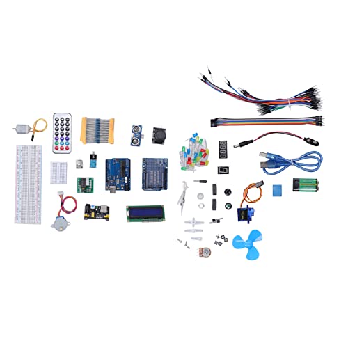 Project Super Starter Kit, Solderless Complete LCD1602 Module PCB Electronic Component for IDE for R3