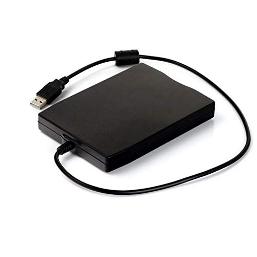 Tatoonly Superjiuex 3.5 inch 1.44MB FDD Black USB Portable External Interface Floppy Disk FDD External USB Floppy Drive for Laptop