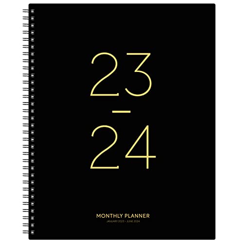 2023-2024 Monthly Planner – 18 Monthly Planner from January 2023 to June 2024, 2023-2024 Monthly Planner , 9.” x 11”, Planner with Inner Pocket, 18 Month Tabs, Inner Pocket