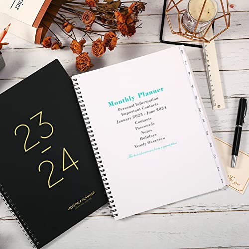 2023-2024 Monthly Planner – 18 Monthly Planner from January 2023 to June 2024, 2023-2024 Monthly Planner , 9.” x 11”, Planner with Inner Pocket, 18 Month Tabs, Inner Pocket | The Storepaperoomates Retail Market - Fast Affordable Shopping