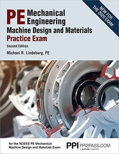 PPI PE Mechanical Engineering Machine Design and Materials Practice Exam, 2nd Edition eText – 1 Year