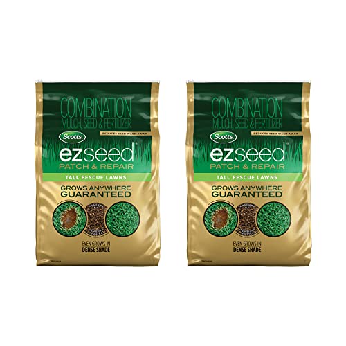 Scotts EZ Seed Patch & Repair Tall Fescue Lawns – Combination Seed and Fertilizer, 20 lb., 2-Pack