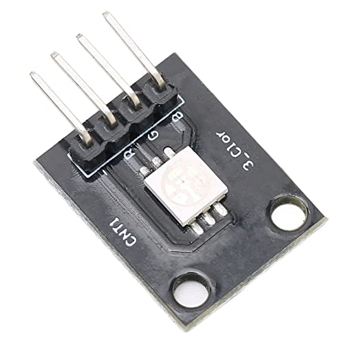 DIY Electronic Kit Board, RGB SMD LED Board Module Common Cathode Drive 25x15x5mm PWM Modulator Prevent Burns 5V Adjustable for Light